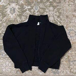 Aritzia TNA full zip boyfriend cozy fleece